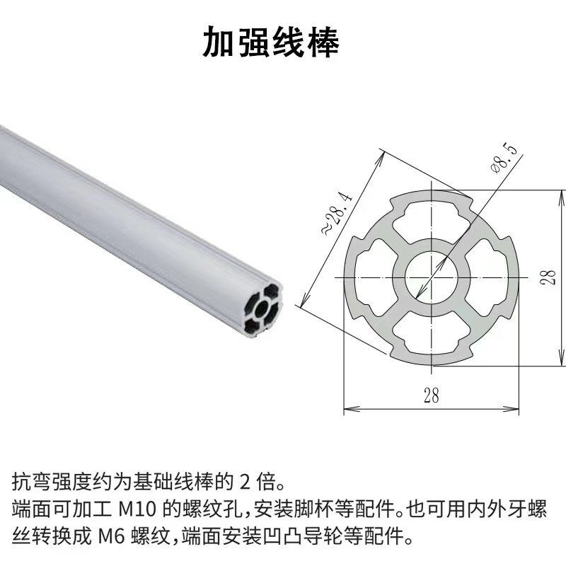 第三代精益管加強(qiáng)線棒